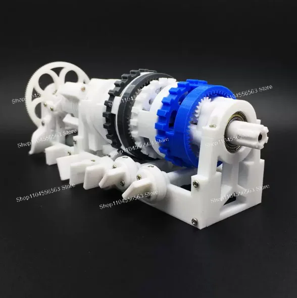 6-speed automatic transmission planetary gearset model, equipped with multi-disc clutch