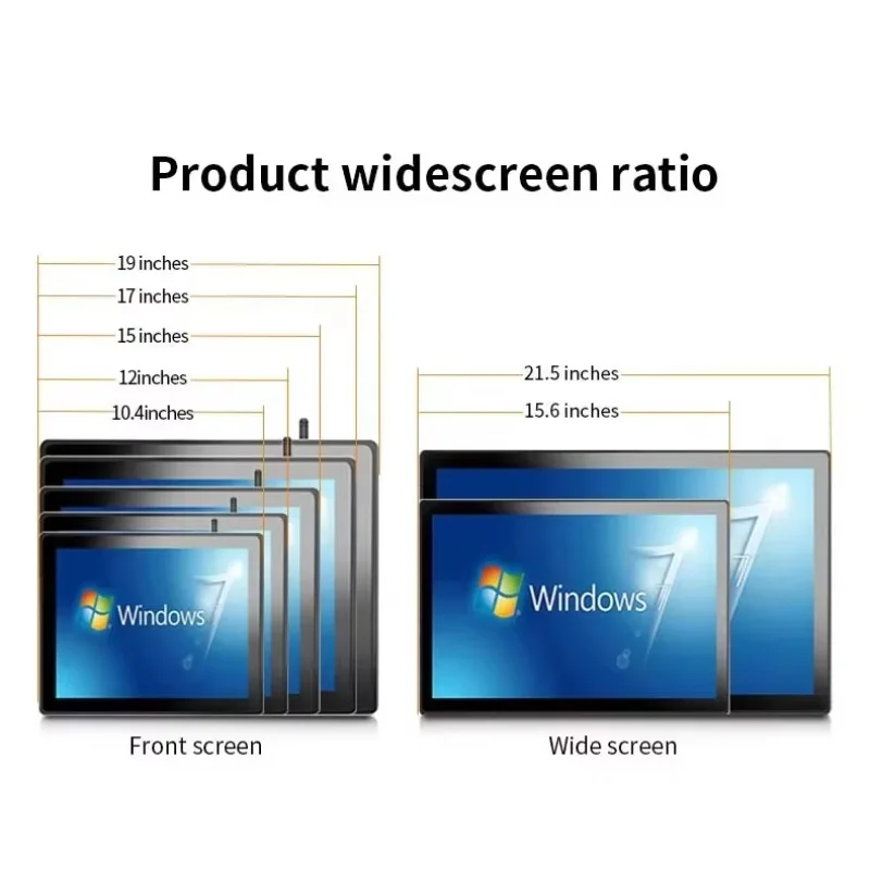 21.5 Inch Open Frame Lcd Monitor Optical Touch 1920*1080 Monitor Embedded Install Industrial Lcd Monitor