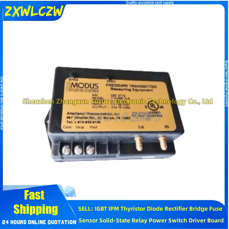 T10-08P-X-O micro trasmettitore di pressione differenziale Sensore di pressione T1008PXO