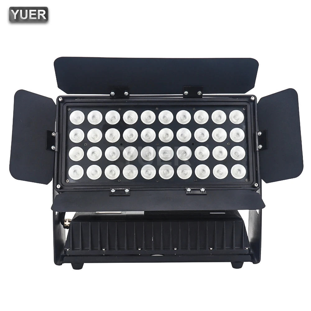 Outdoor 40X15W LED IP65 RGBW Wall Wash Washer Stage Flood Light  With Light Barrier Architecture Building City Color Light