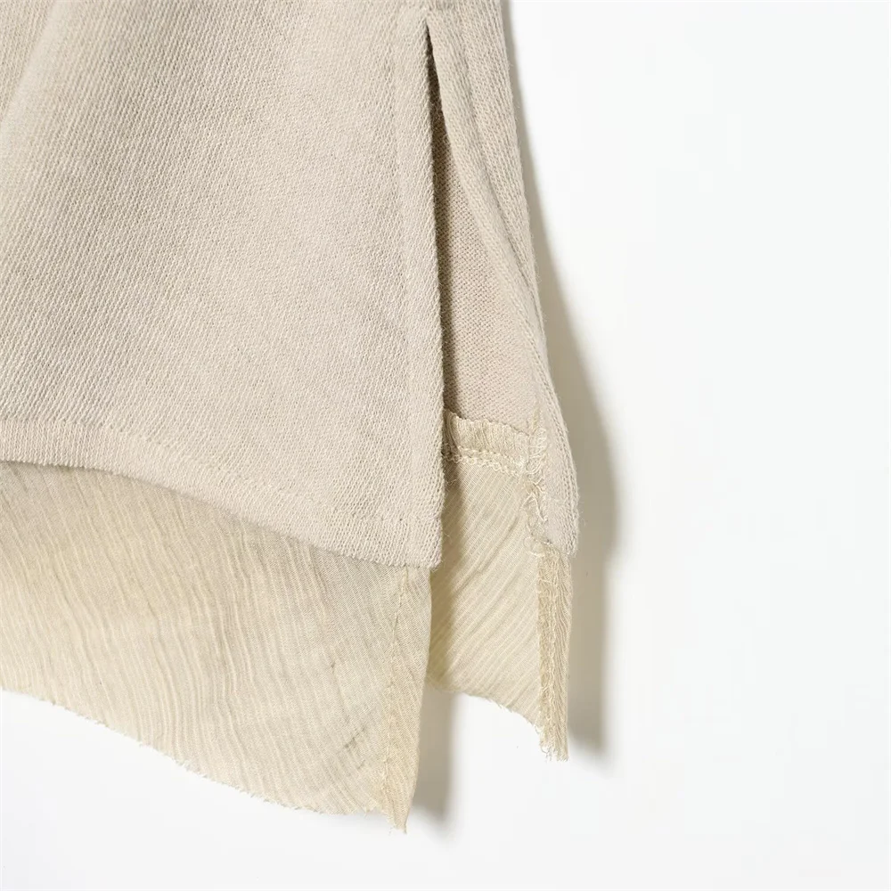 เสื้อพลีทผ้าเนื้อนุ่มสำหรับผู้หญิงคอลเลคชั่นฤดูใบไม้ร่วงและกระโปรงเอวกลาง