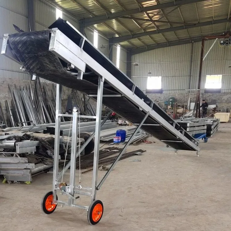 Customizable Folding Conveyor Belt Small Multi Use Loading Unloading Machine Incline Feeder Assembly Line Transport System