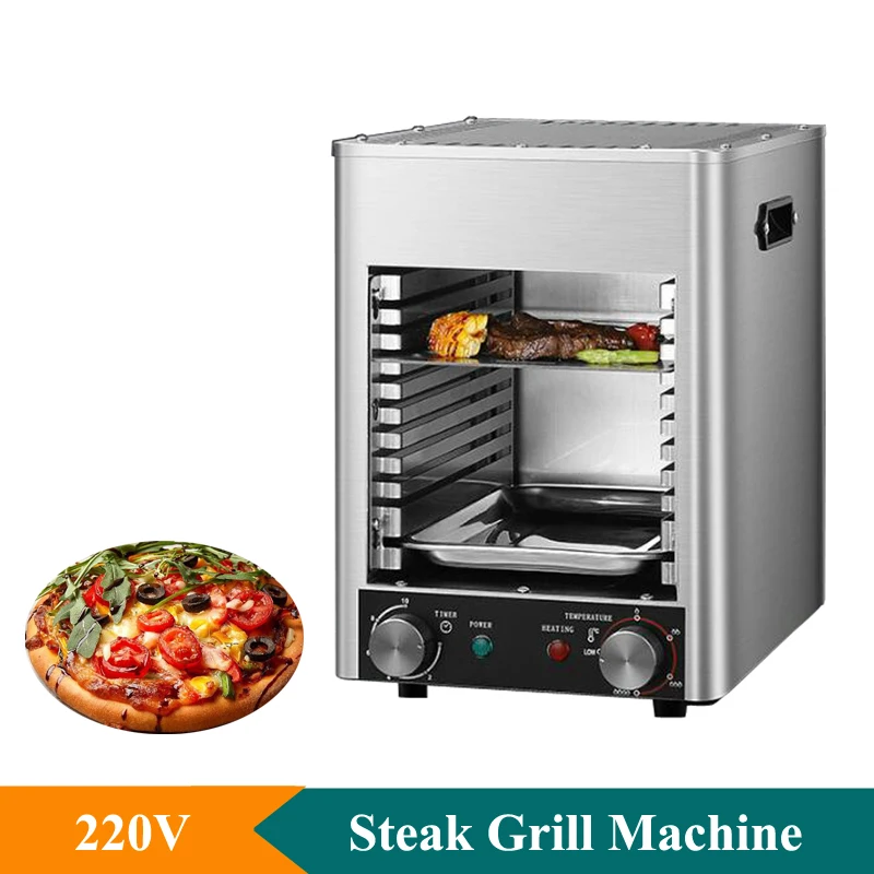 800 Degree Commercial Electric Oven Machine Fully Automatic Frying Steak Machine 220V Electric Steak Grill Machine