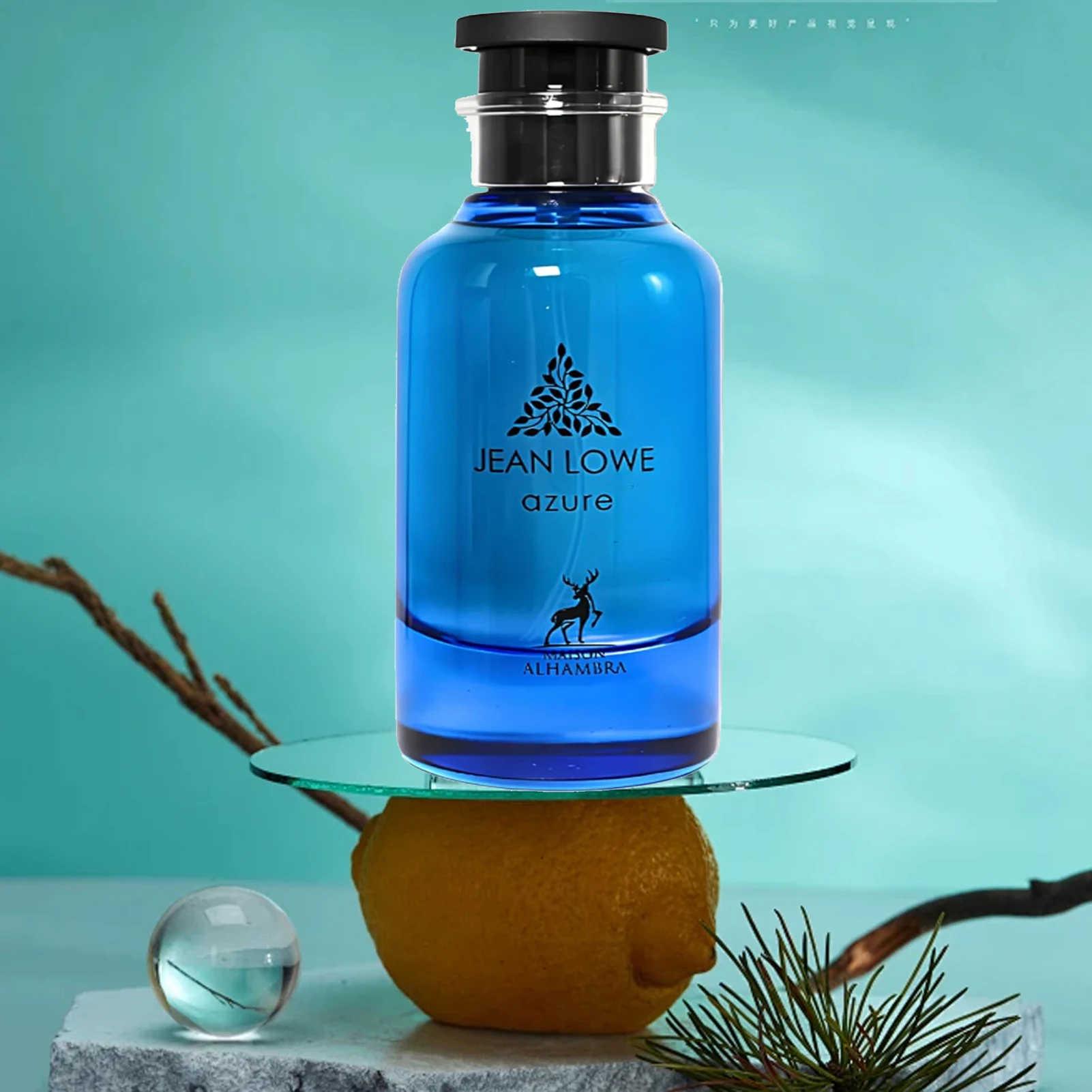 بخاخ جان لو أزور للجنسين EDP 3.4 أونصة / 100 مل - رائحة خفيفة وطازجة تعزز المزاج، مثالي لروتينات الصباح للنجوم