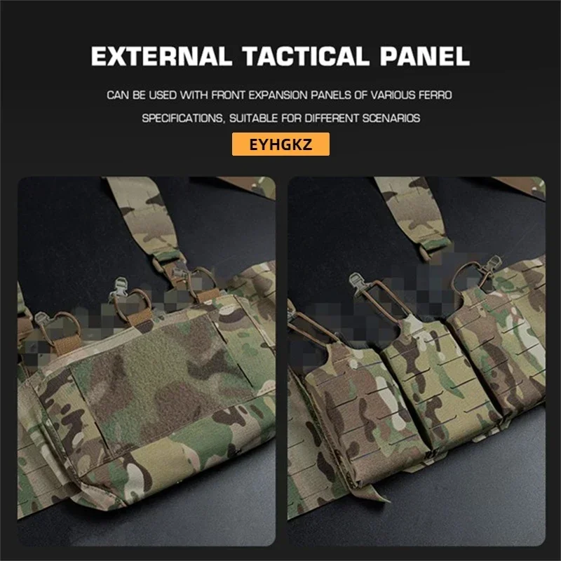 EYHGKZ Tactical Expansion Chest Hanging Vest Airsoft Belt Paintball Equipment Outdoor Hunting Molle System Shooting Accessories