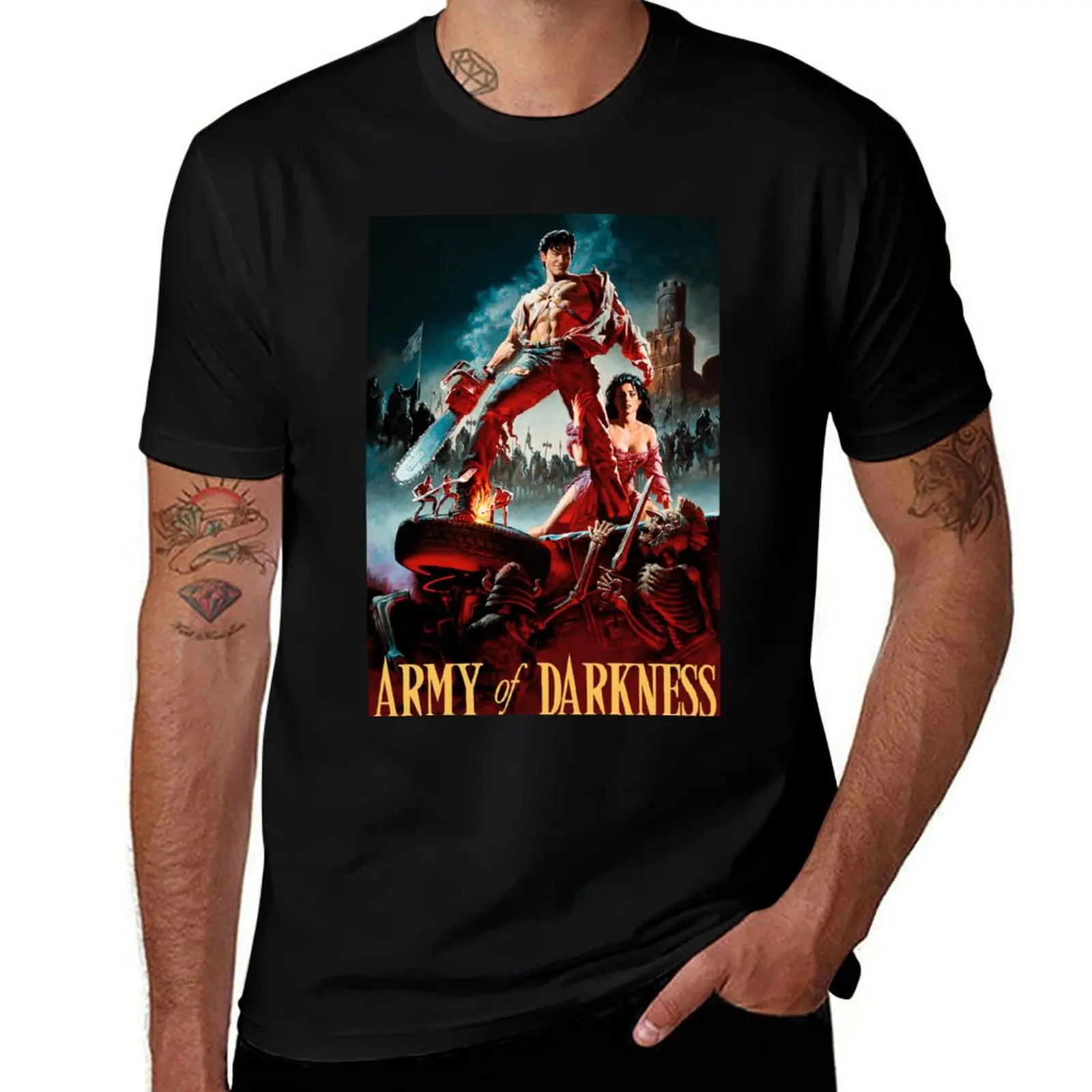 Army Of The Darkness T-Shirt man t shirts cotton man t shirt cotton t shirt man cotton T-shirt