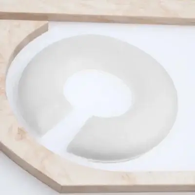 

Salon Face Down U-Shaped Cotton Pillow Massage Face Cushion Spa Beauty Salon Hollow Comfortable Reusable Pillow