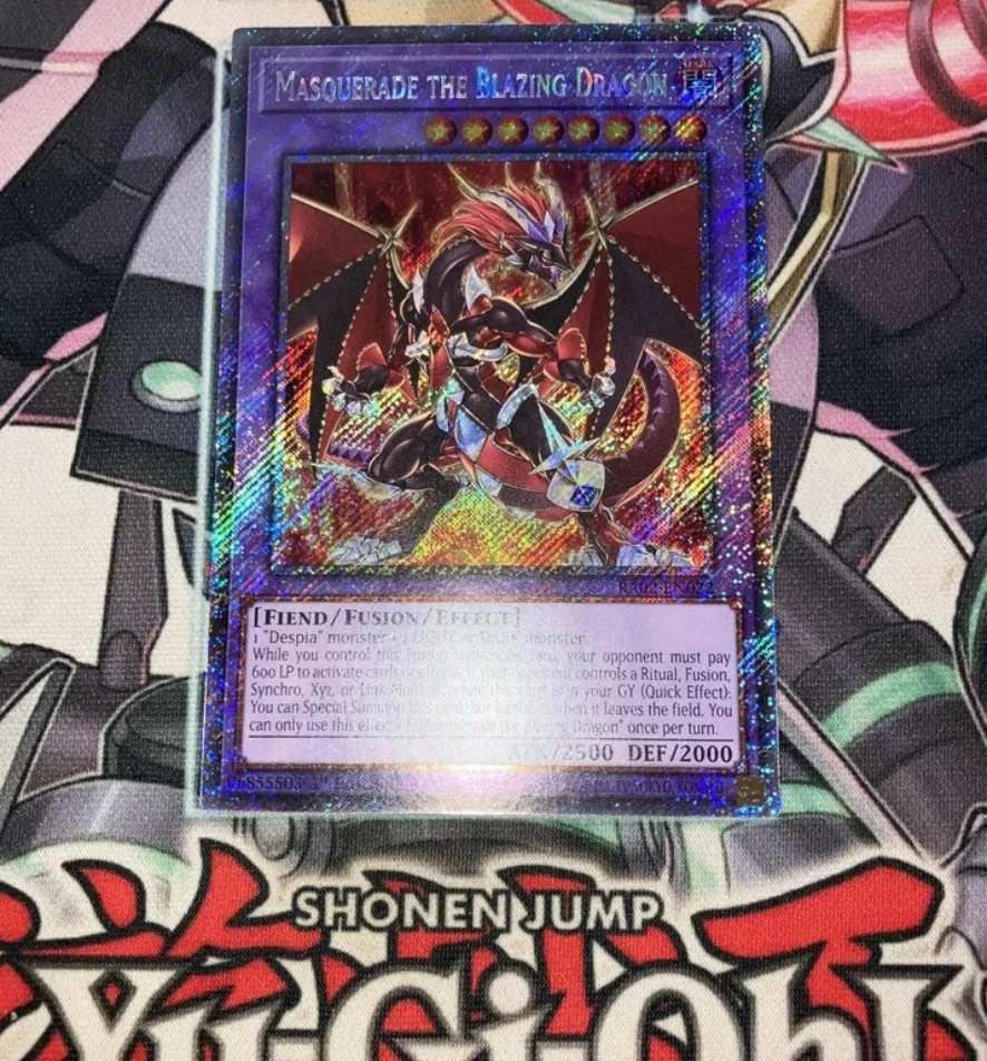 

Yugioh KONAMI TCG RA02-EN022 Маскарад Блестящий Дракон Платина секрет на английском 1-е издание коллекция Мятная карта