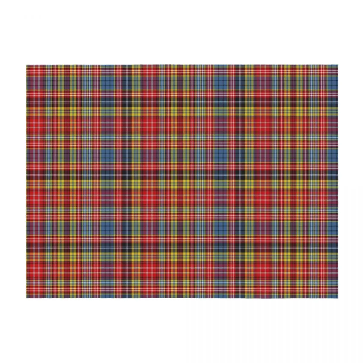 

Ogilvie Of Airlie Ancient Tartan Throw Blanket Single for winter Hairy Cute Plaid Blankets