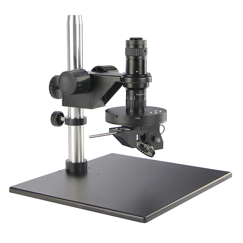 

Monocular Video Microscope Add Side Light for Cell Phones Repair Life Science Applications