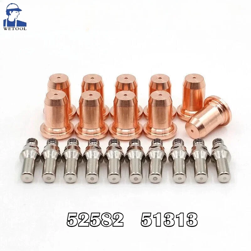 100~200pcs G52582 513131.0/1.1 mm plasma nozzle electrode for IPT-60 PT60 PT40 IPT-40