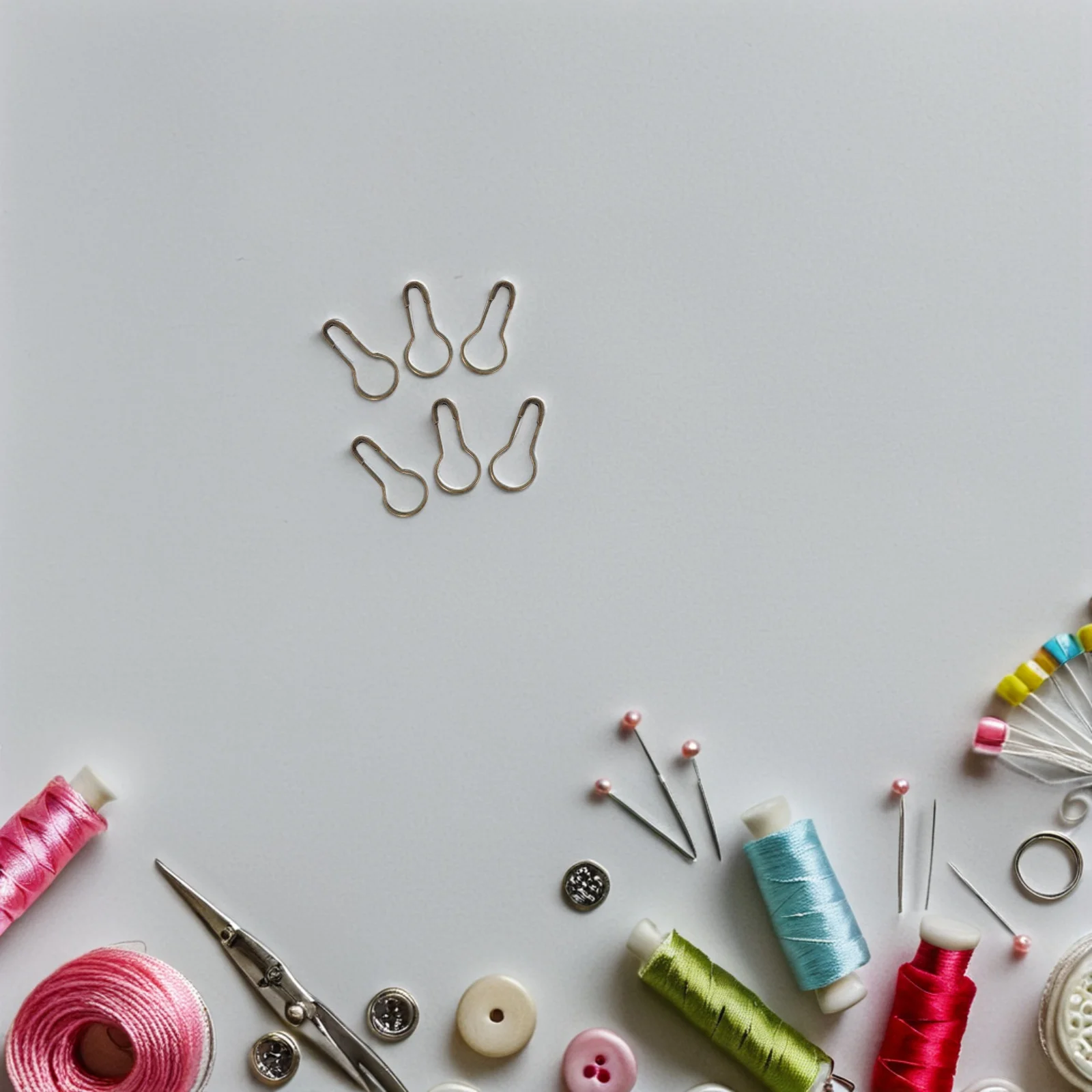 

1000Pcs Stainless Steel Gourd Safety Pins Strong Grip Compact Portable for Sewing Crafting Clothing Tags DIY Accessories