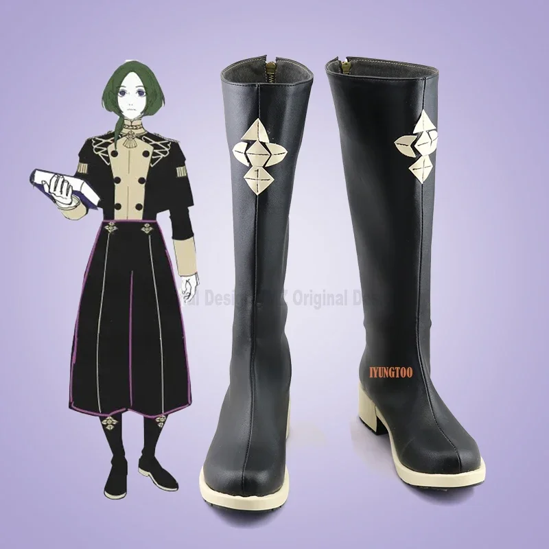 Fire Emblem: Three Houses Linhardt Einhardt Characters Anime Costume Prop Cosplay Shoes Boots