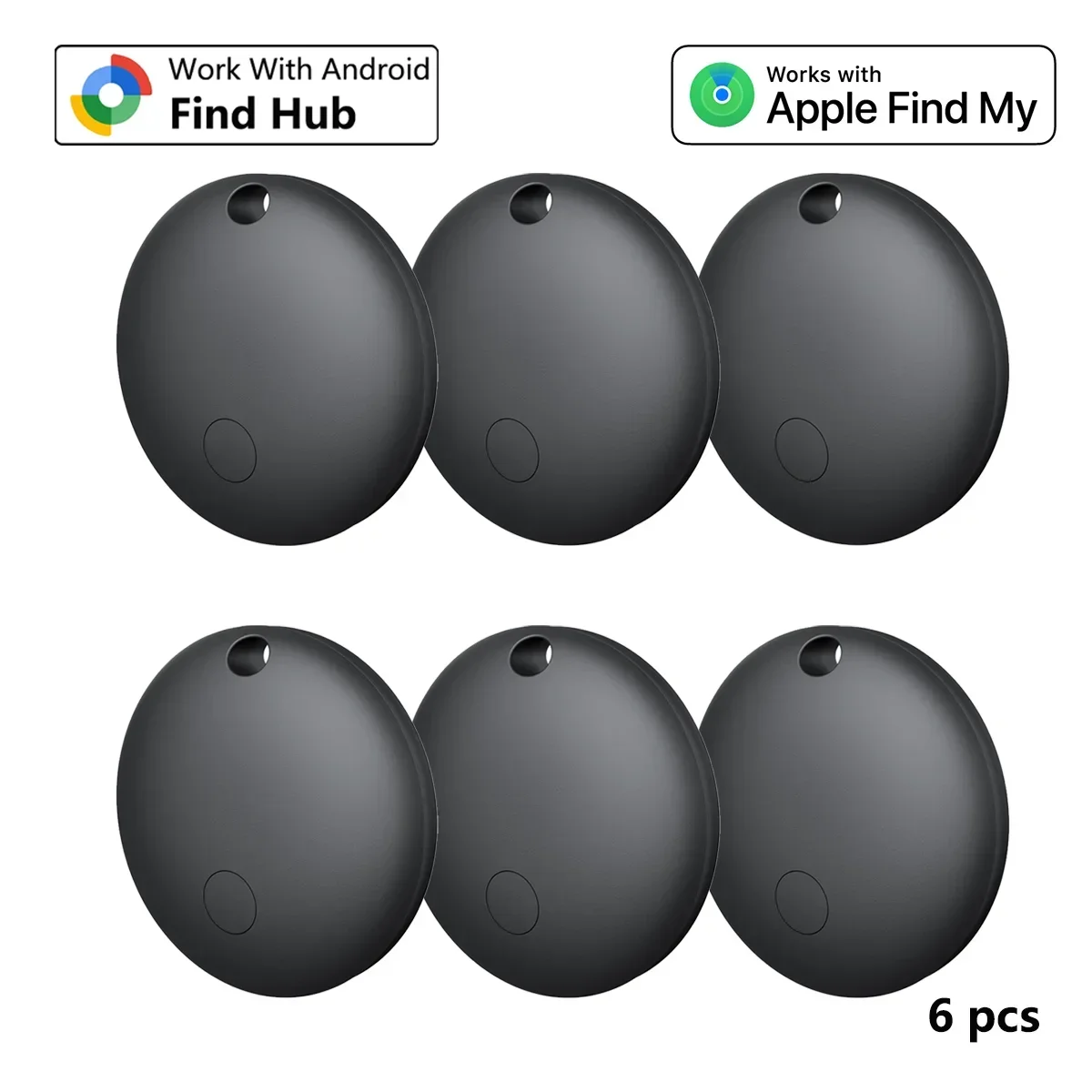Mini GPS Tracker For Apple Find My/Android Google Find Hub App Wallet Finder Bike Bag Loss Tracker Smart Bluetooth Locator