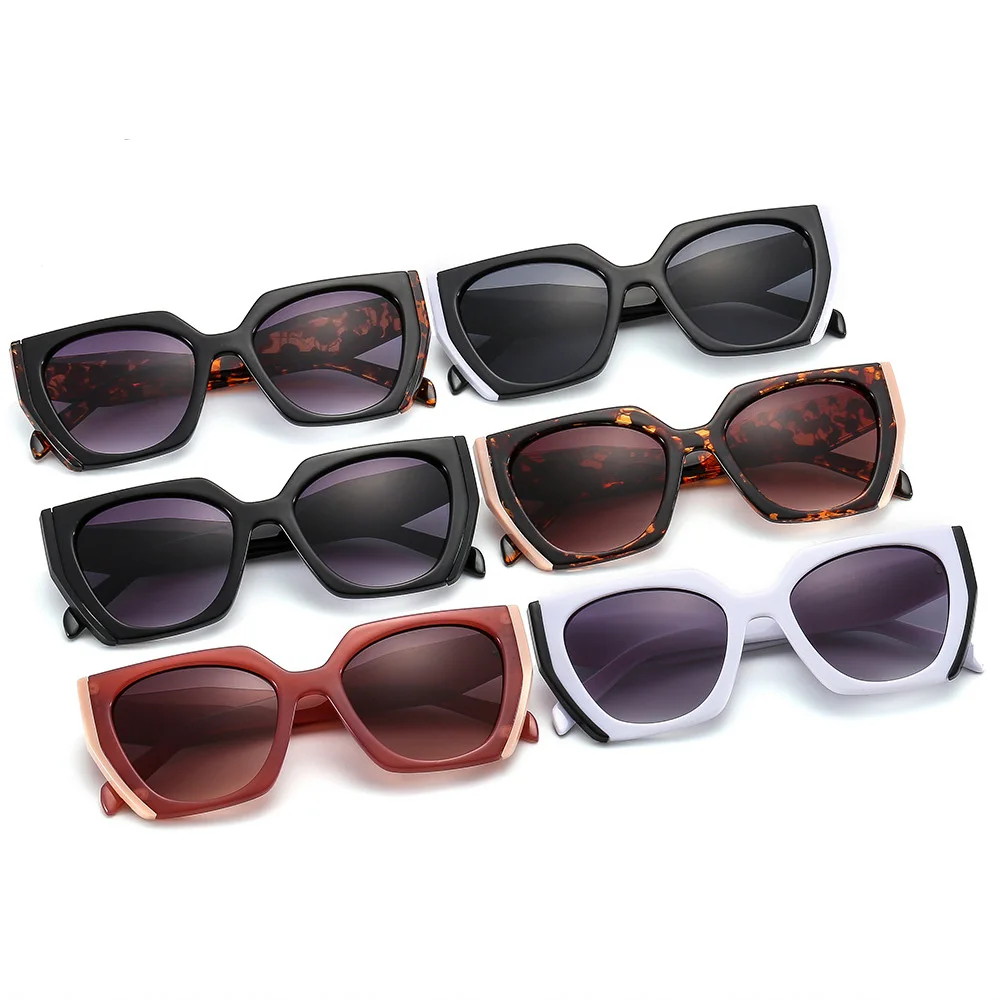 Vintage Oversized Square Sunglasses Women 2022 Fashion Luxury Brand Designer Retro Sun Glasses For Men Gradient Female Shades