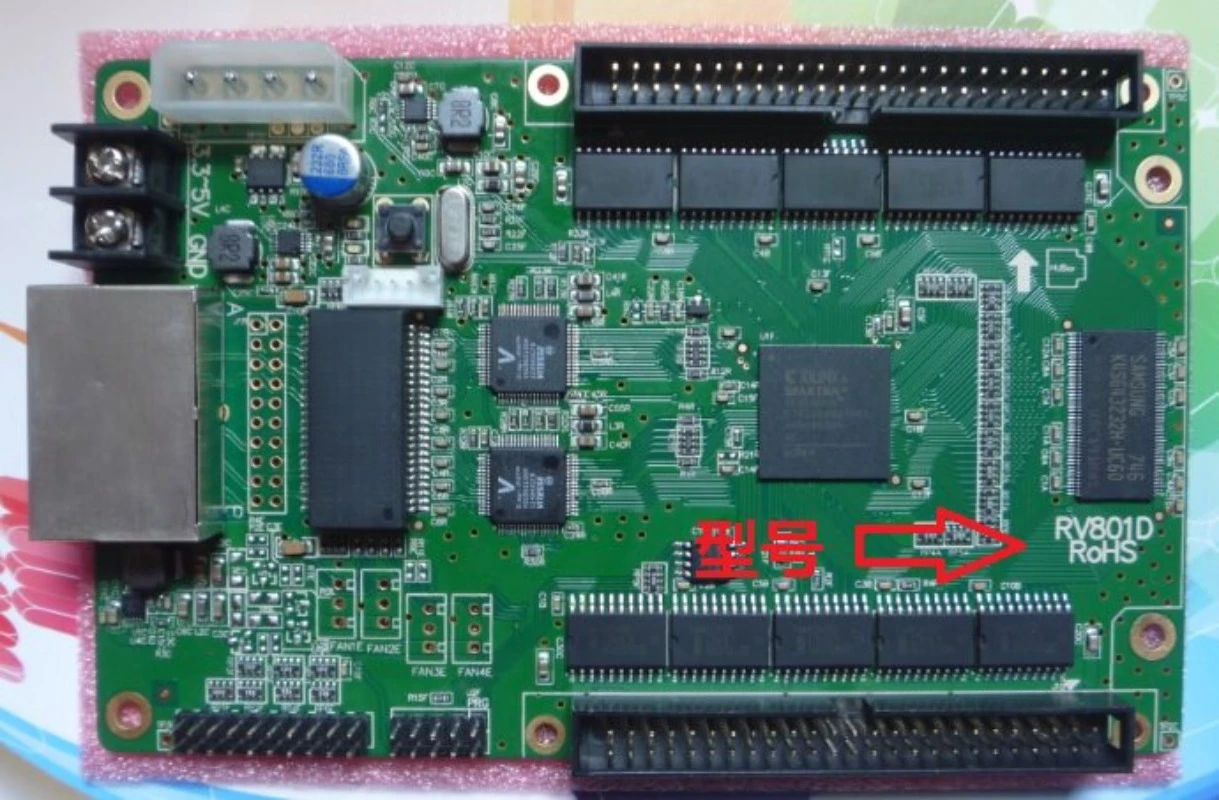 

Карта управления электронным LED-экраном L202 RV801D, приемная карта