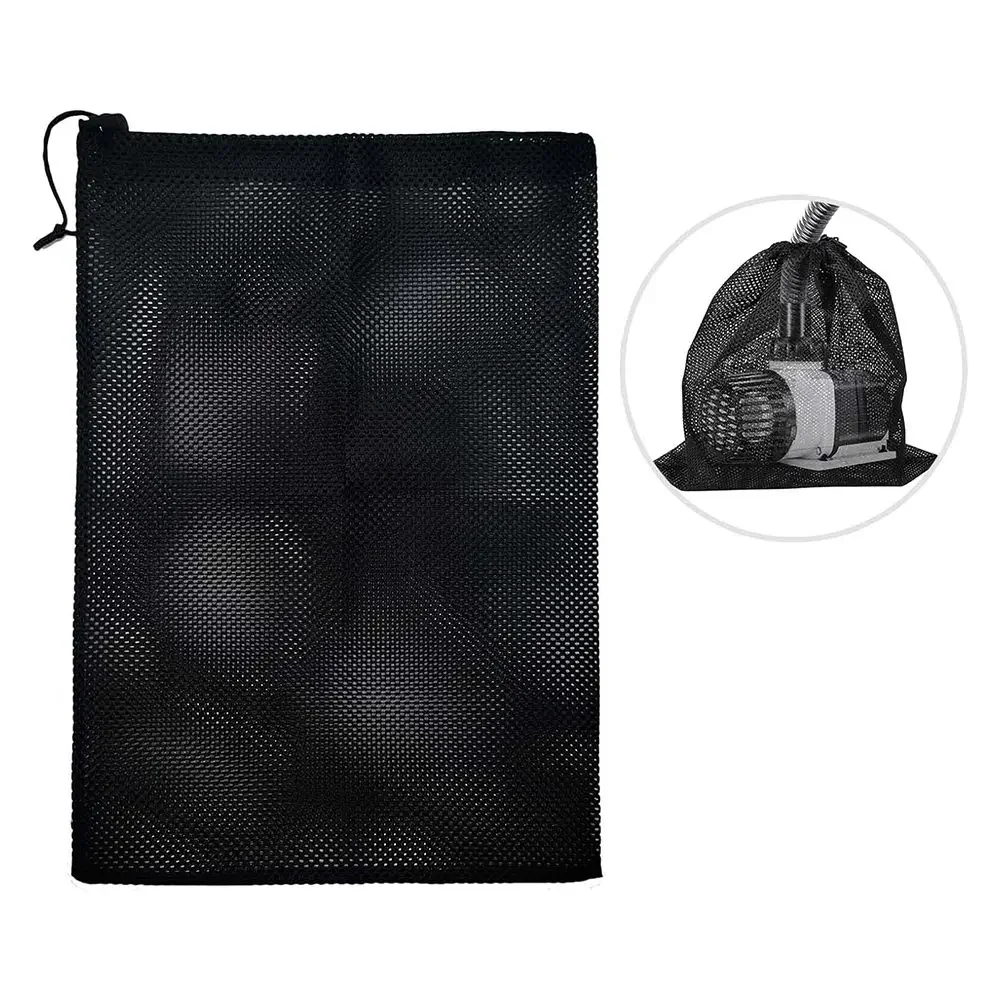 Debris And Leaves Out Aquarium Cleaning Fish Pond Pump Filter Drawstring Mesh Bag Maintain Pump Suction Polyester Fiber