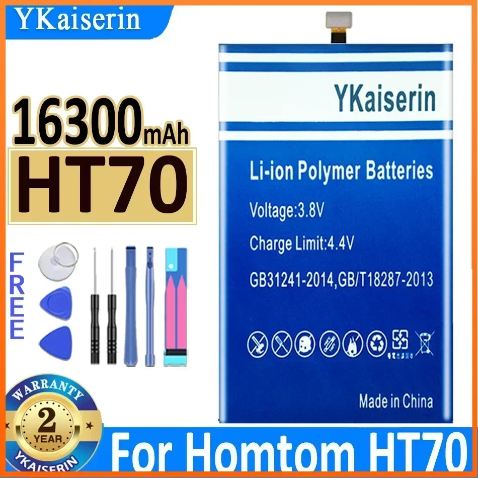 16300mAh HT70 Phone Battery for HOMTOM HT70 HT 70 Rechargeable Batteries with Tools + Tracking Number Warranty 2 Years