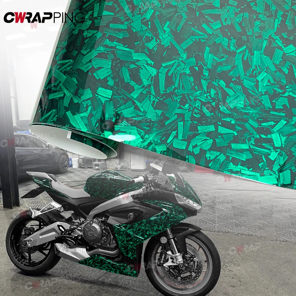 

Водонепроницаемая виниловая пленка для автомобильной пленки, глянцевая зеленая наклейка из углеродного волокна, наклейки для автомобиля, наклейки для мотоциклов, клейкая фольга