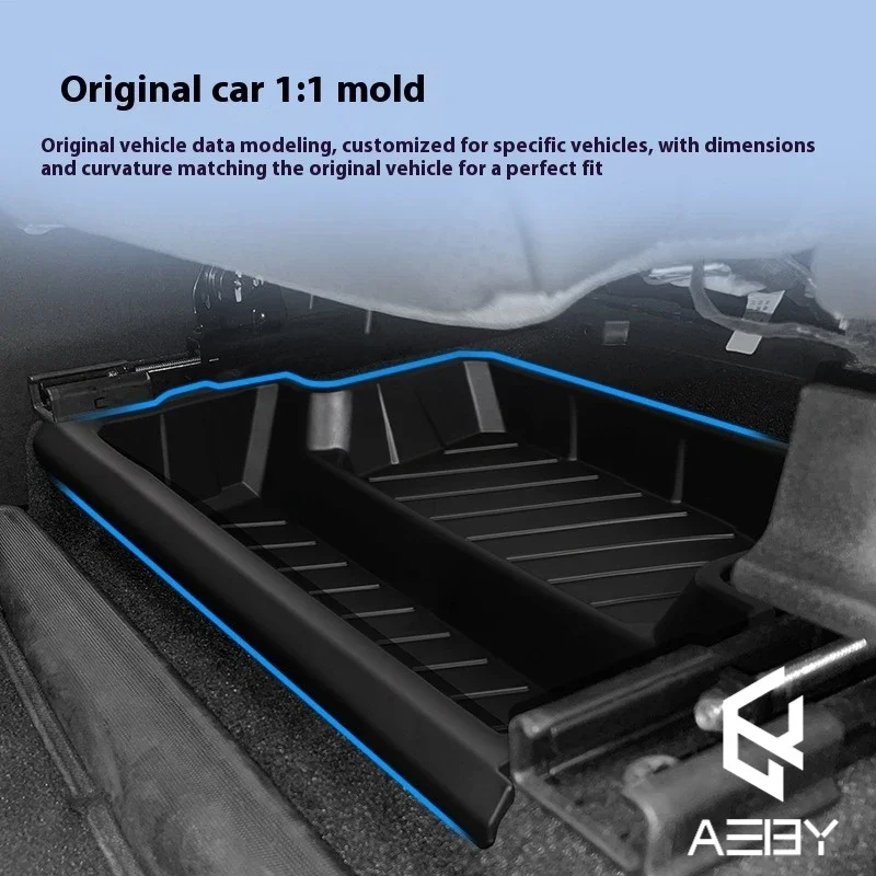 

For LEAPMOTOR C16/C10 2024 2025 2026 Car Seat Gap Organizer Waterproof Storage Box Bag Under Seat Hidden Interior Accessories