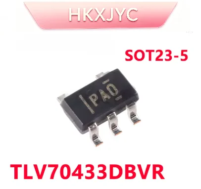 5-10/ New TLV70433DBVR Screen printing PAO PA0 SOT23-5 Low-dropout voltage regulator chip In Stock