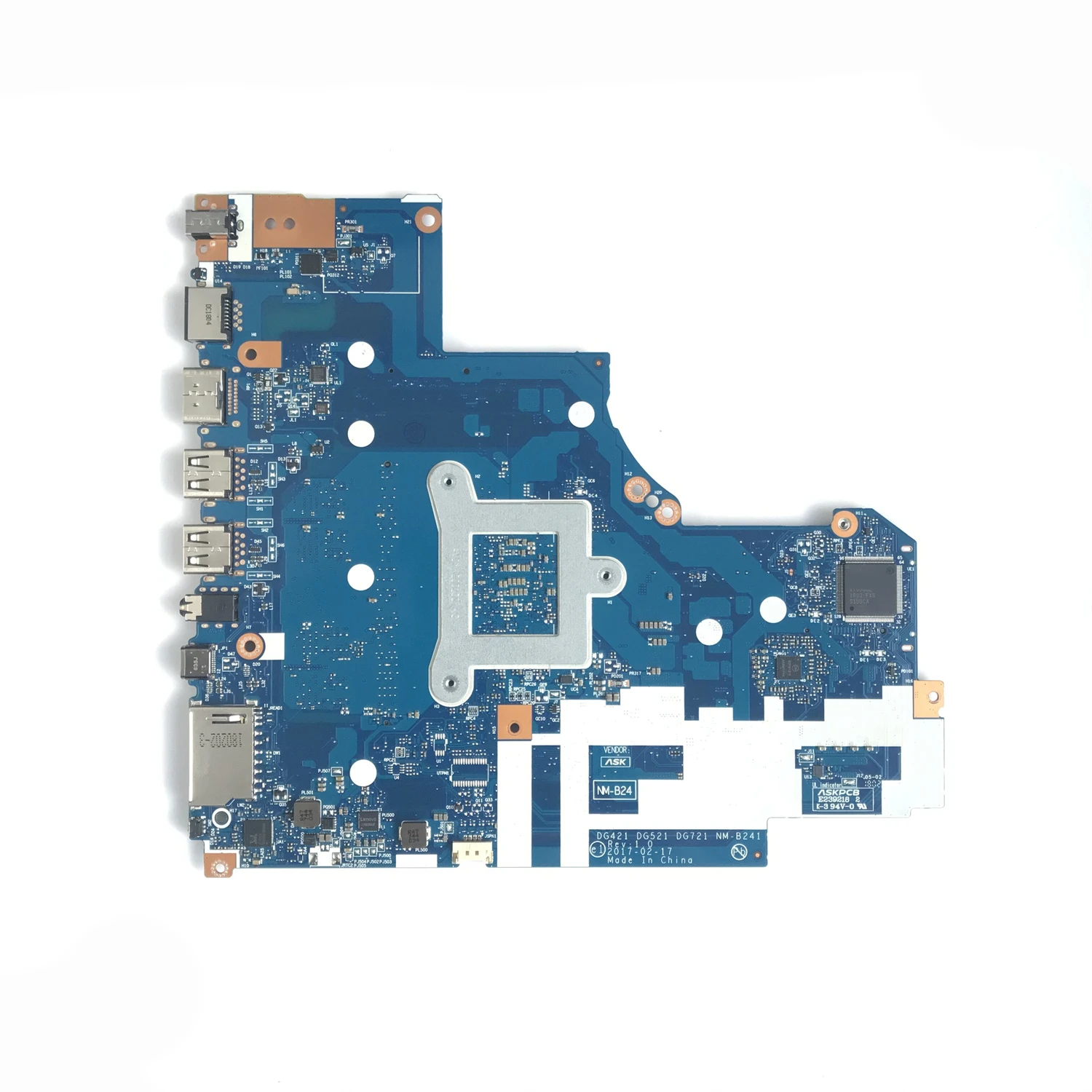 5B20N86787 Para Lenovo Ideapad 320-15ISK 320-17ISK Laptop Motherboard DG421 DG521 DG721 NM-B241 Com I3-6006U 4GB-RAM 100% Testado