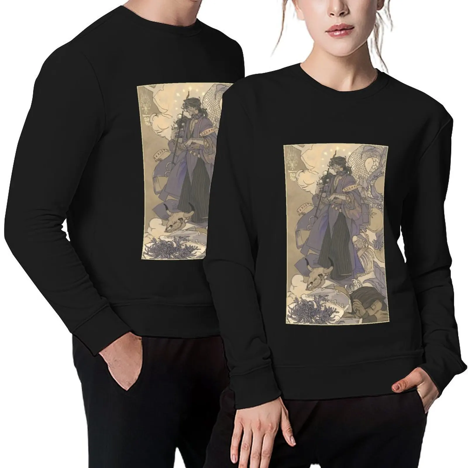 

King of Pentacles Pullover men's clothing autumn jacket men tracksuit men mens clothing graphic sweatshirts