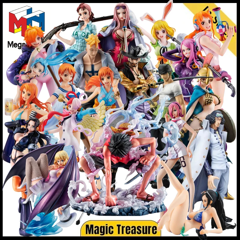 【In stock】MegaHouse POP One Piece Luffy Nami Zoro Vivi UTA Robin LILITH BONNEY Carrot MIHAWK Reiju Anime Figure