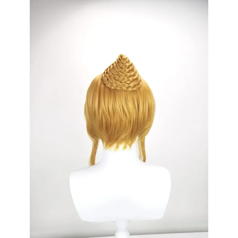 Beatrice Umineko When They Cry Cosplay Wig Golden Blonde Twin Drills Hair FD1;6 view 4