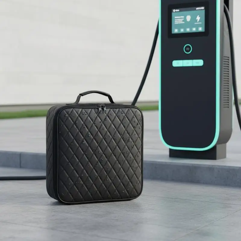 Electric Vehicle Charging Units Storage Bag Heavy Duty Waterproof Organizer for Car Charging Gear
