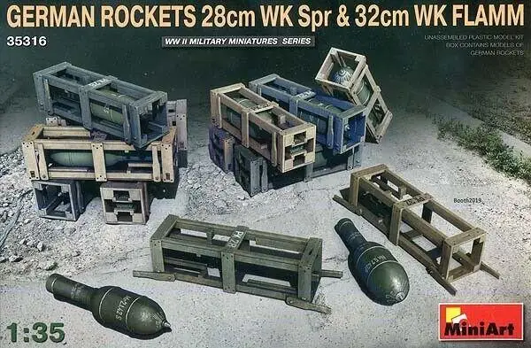 

MiniArt 35316 1/35 немецкая 28 см ракетная граната 32 см Набор для зажигания