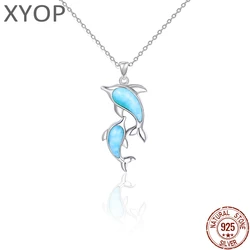 XYOP's Mysterious Eyes Bloom Infinite Magic Around The Neck Larimar Pendant Get Married