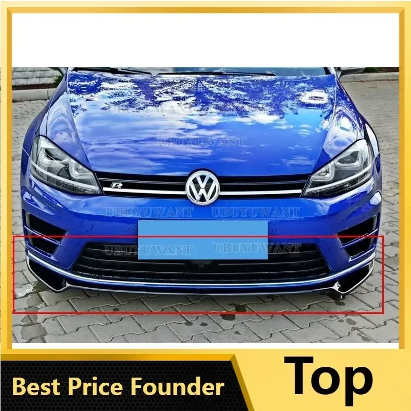 

GOLF7 MK7 R Spoiler Bumper Diffuser Front Lip Body Kit ABS Material 3-stage For Volkswagen