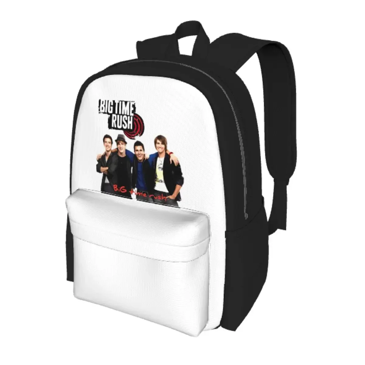 Big Time Rush Music Band Tour Logo Student Backpack School Bag Hiking Travel Daypack for Men Women Bookbag Shoulder Bags