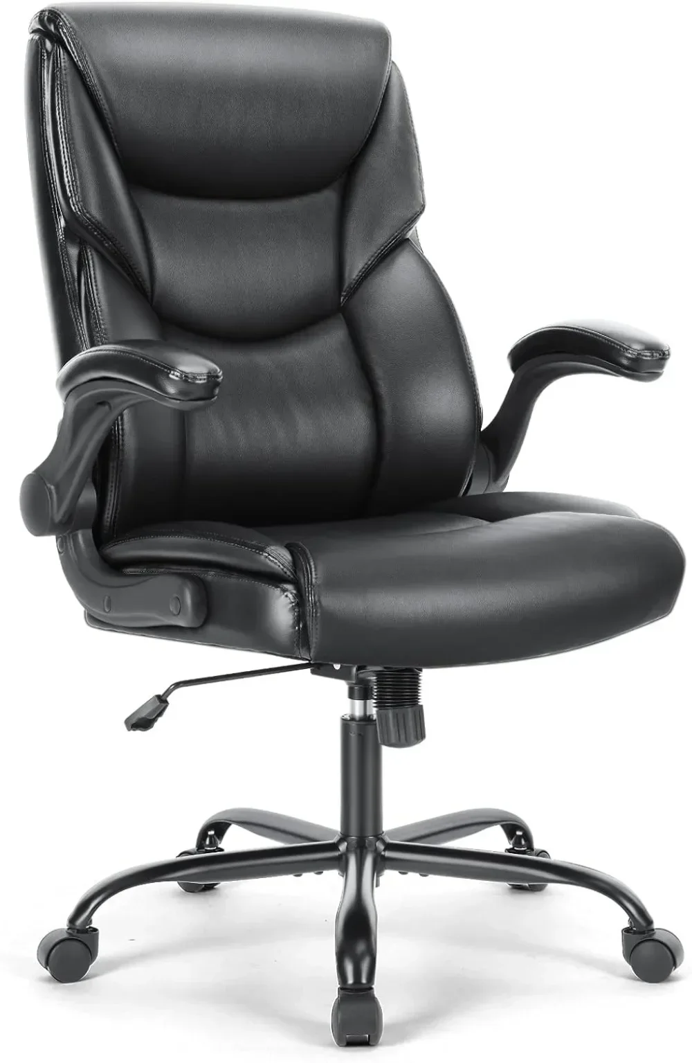 Ehair with Lumbar Support, Bonded Leather