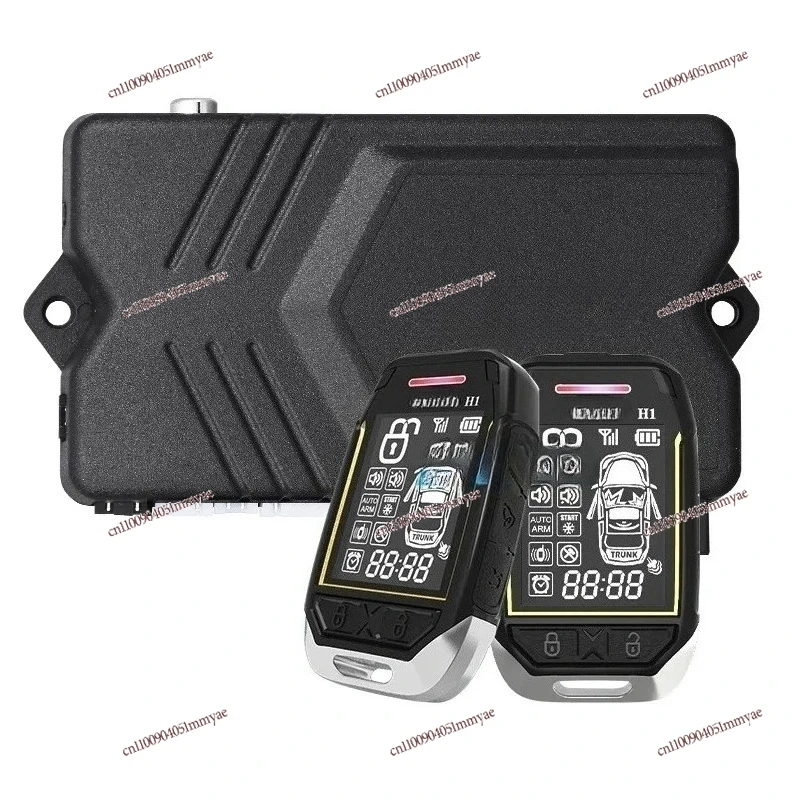 Spy Anti-Hijack Car Security Best Universal Smart Key Two-Way Car Alarm Anti-Theft System with Engine Automatic