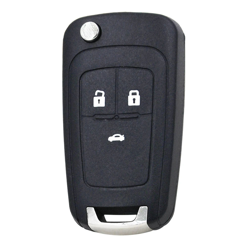 10pcs/Lot 3 Button Flip Folding Key Shell Case Fob for Chevrolet Aveo Cruze Uncut Blade