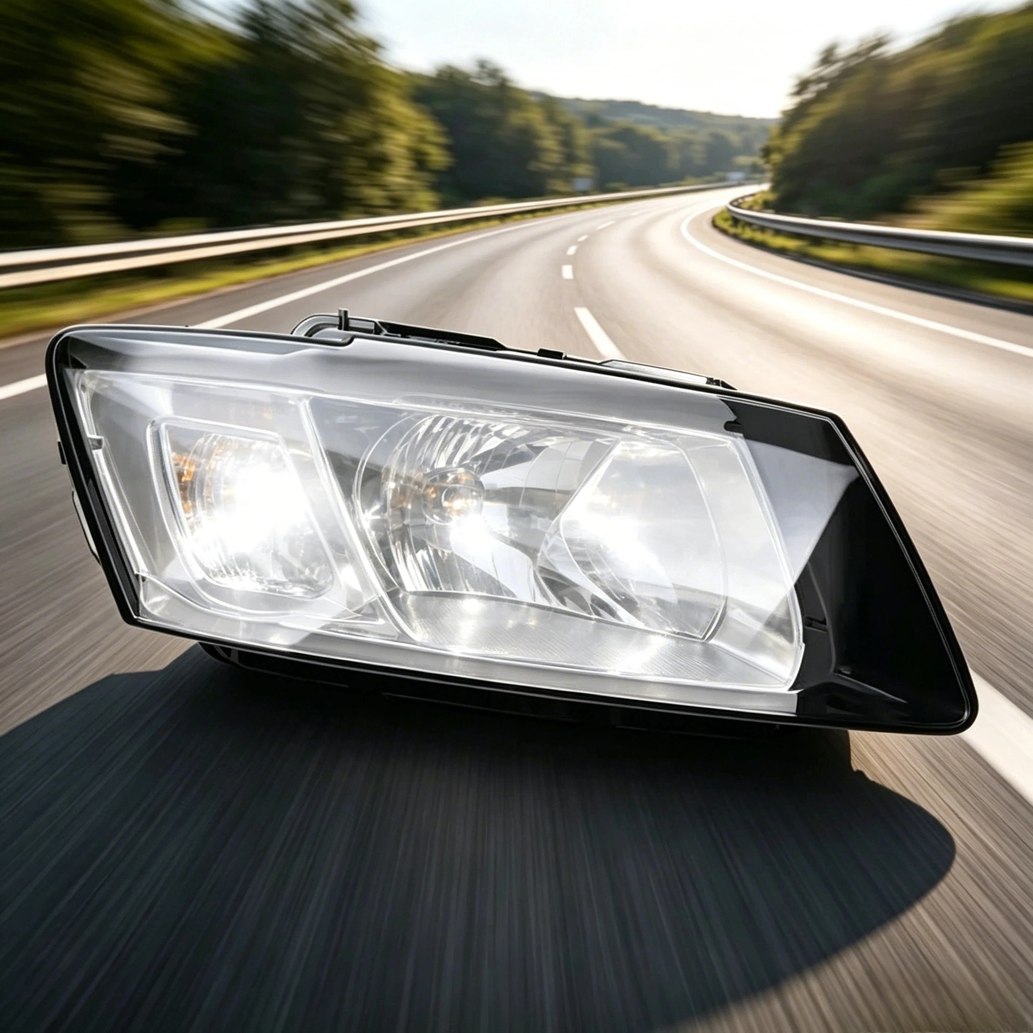 

Car Headlamp Lens For 2013 2014 2015 2016 2017 Audi Q5 Headlight Cover Transparent Lampshades Lamp Shell cover headlight glass