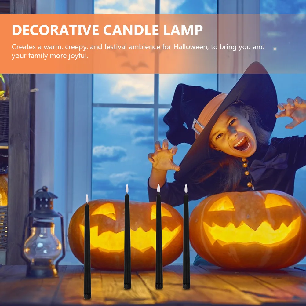 2 lampade elettroniche a LED, luce notturna senza fiamma, decorazione per feste di Halloween, forniture per festival, LED