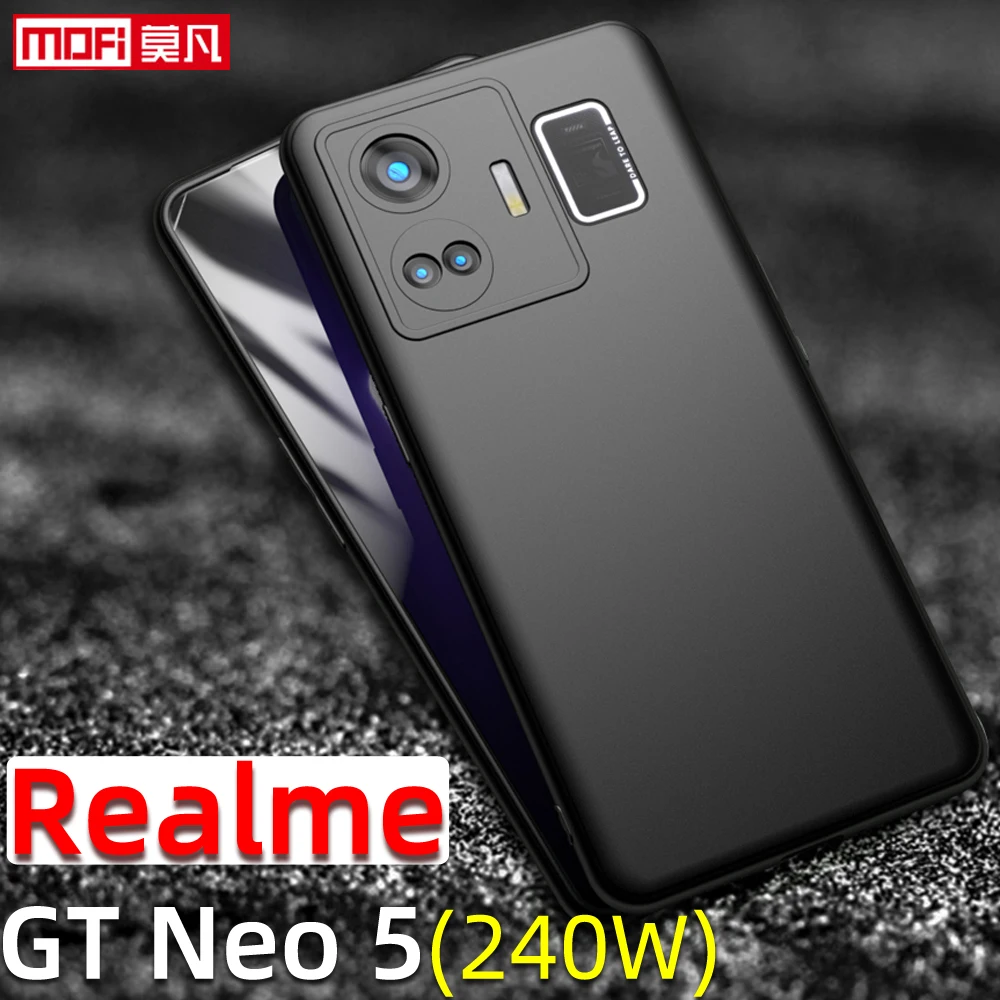 matte case for realme gt neo5 case realme gt neo 5 240w cover soft silicon tpu GT Neo 5 Mofi ultra thin back slim cover frosted