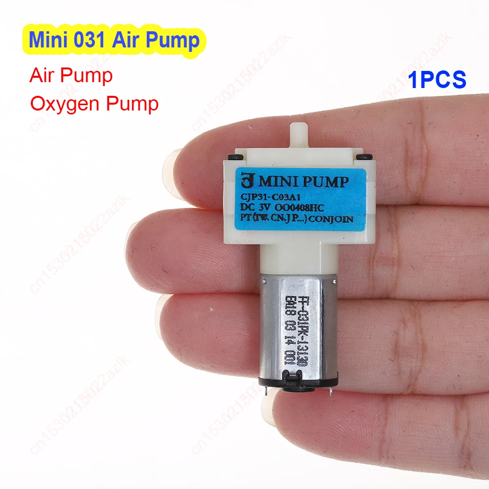 

Mini 031 Air Diaphragm Pump DC 3V 3.7V Micro Inflator Pump Analyzer Fish Tank Air Oxygen Pump