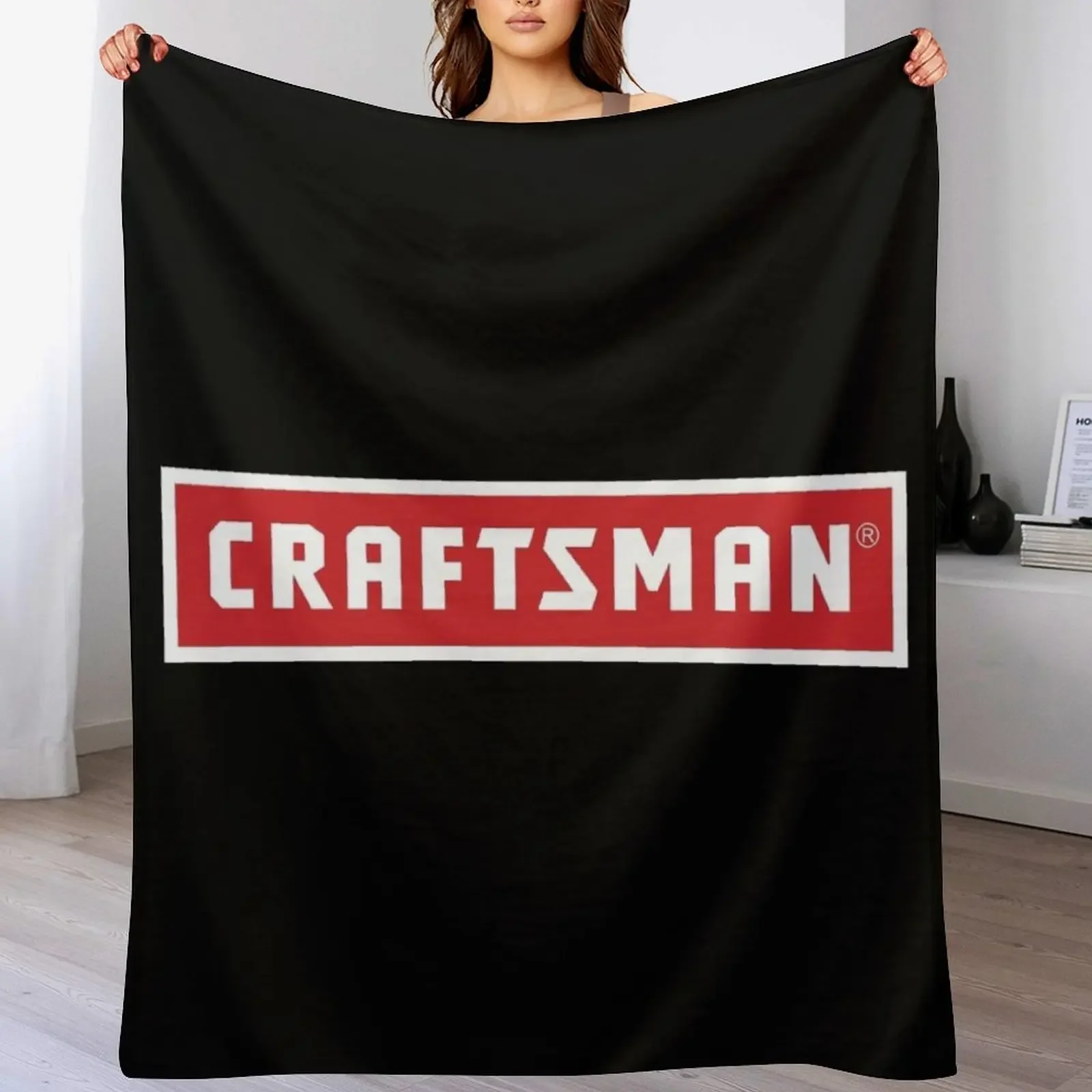 

Craftsman Throw Blanket Flannel Fabric Multi-Purpose valentine gift ideas Beach Blankets