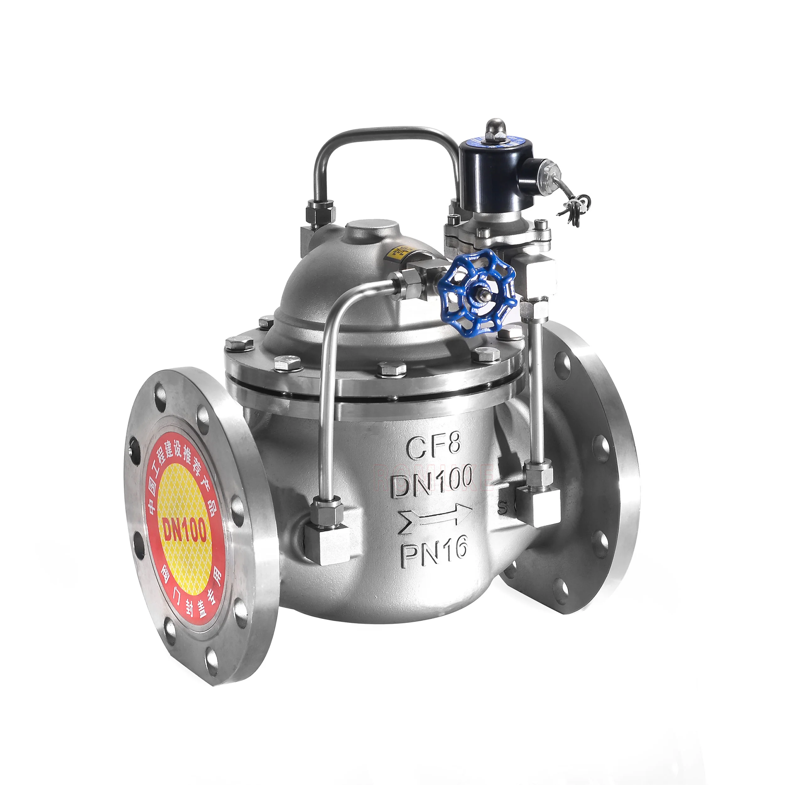 600X-16P Stainless Steel Electric Control Valve Pump Control Valve Flange Type Hydraulic Control Valve