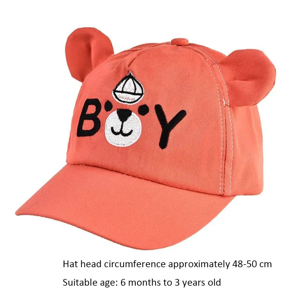 Spring Summer Cartoon Baby Baseball Cap Kids Boys Girls Sun Hat Outdoor Toddlder Children Adjustable Cap Peaked Caps