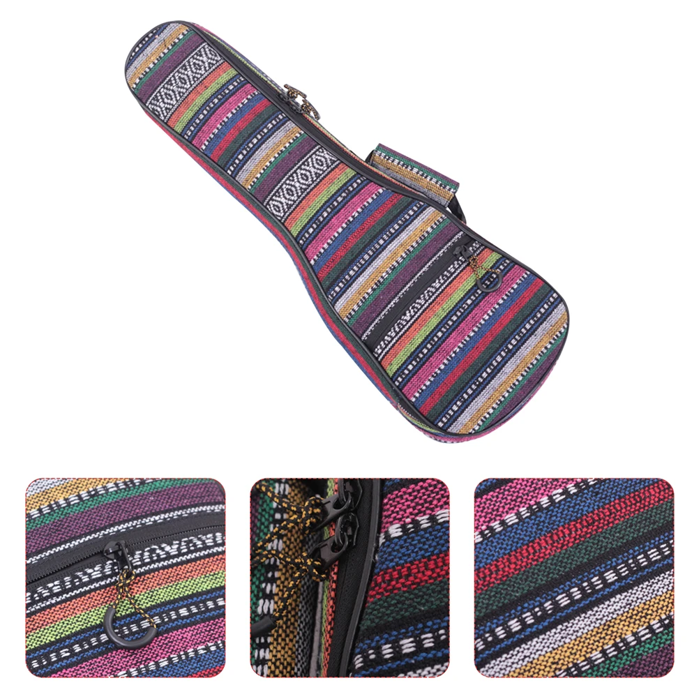 

1Pcs Thickened Ukulele Bag Stylish Cover With Smooth Zipper Closure