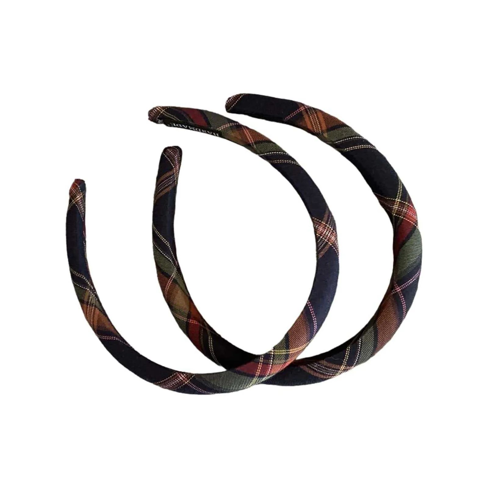 1 Stück klassisches khakifarbenes kariertes Stirnband, Retro-Haarreifen im britischen Stil, hochwertige Haarspange für Haarstyling, Schwamm-Haar-Accessoire – Detail 6