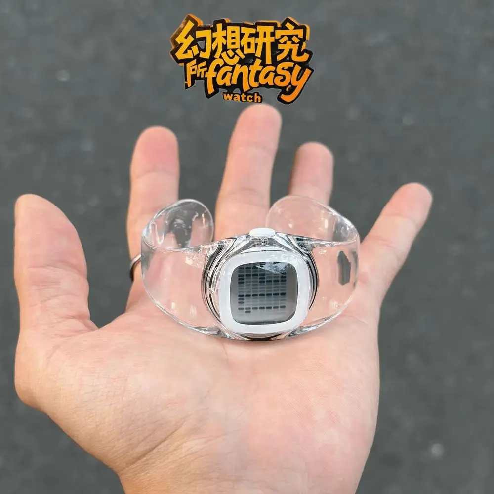 This Y2K-style Transparent Minimalist Unbranded High-end Bracelet Watch Is Perfect For Couples And Is Also A Stylish Accessory.