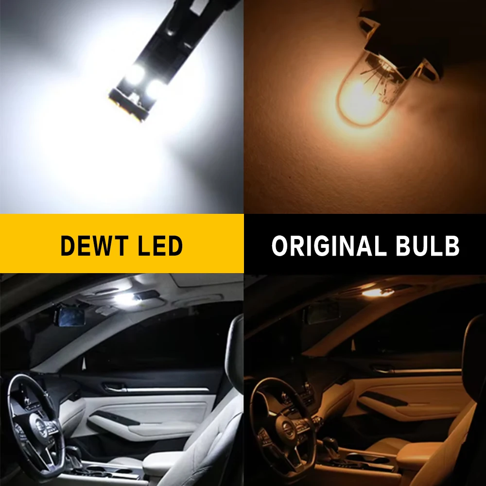 12 Stück für BMW 3er Serie E46 1997-2005 2004 2003 2002 2001 2020 2019 Auto-LED-Innenraumbeleuchtungs-Set Sonnenblende Kofferraumlampe Canbus – Detail 4