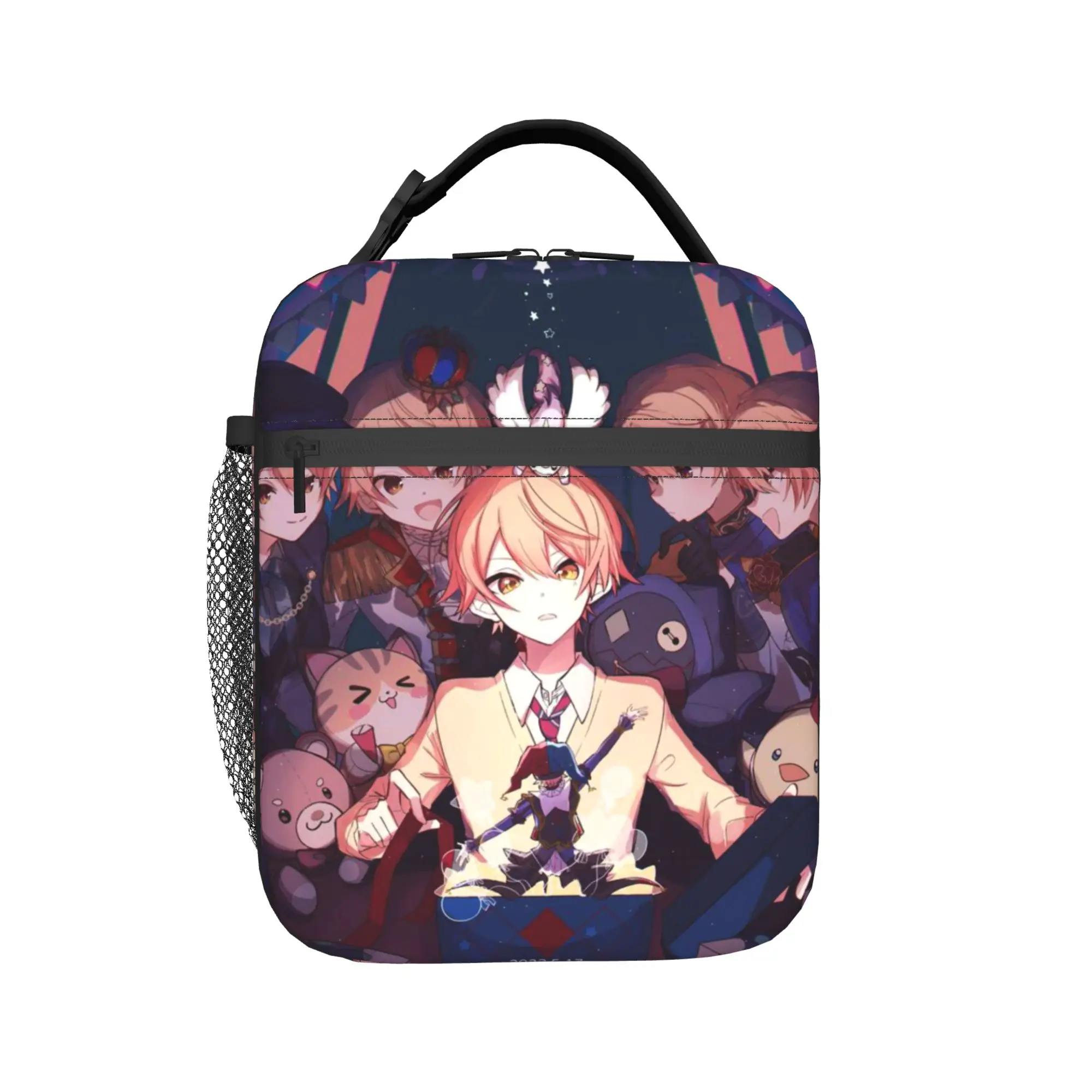 Insulated Lunch Bags Tenma Tsukasa Singer Anime Cartoon Storage Food Box New Arrival Cooler Thermal Lunch Box For Outdoor