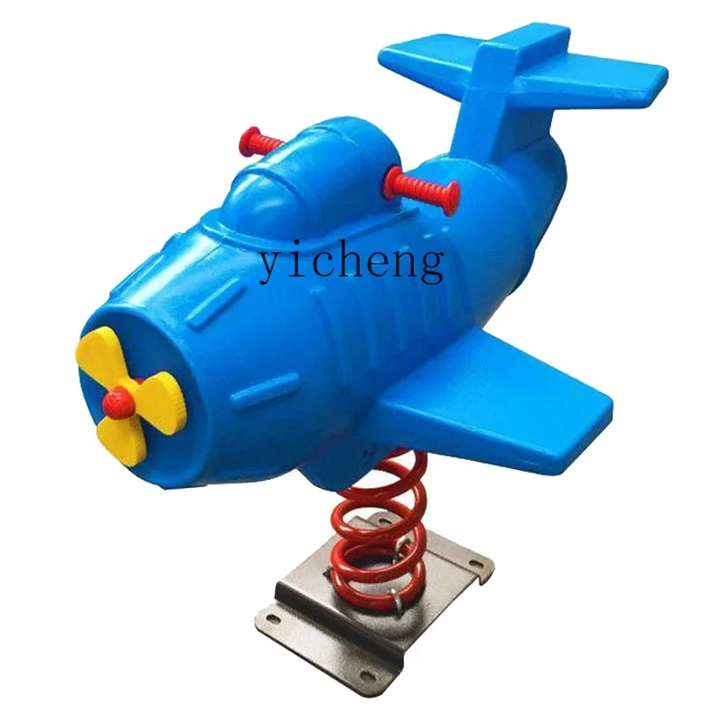 

Tqh Kindergarten Spring the Hokey Pokey Park Community Children's Outdoor Trojan Toy Playground Plastic Indoor and Outdoor